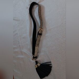 Kate Spade Black and Gold Belt Accessory